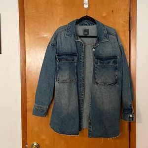 Wild fable denim over sized jacket